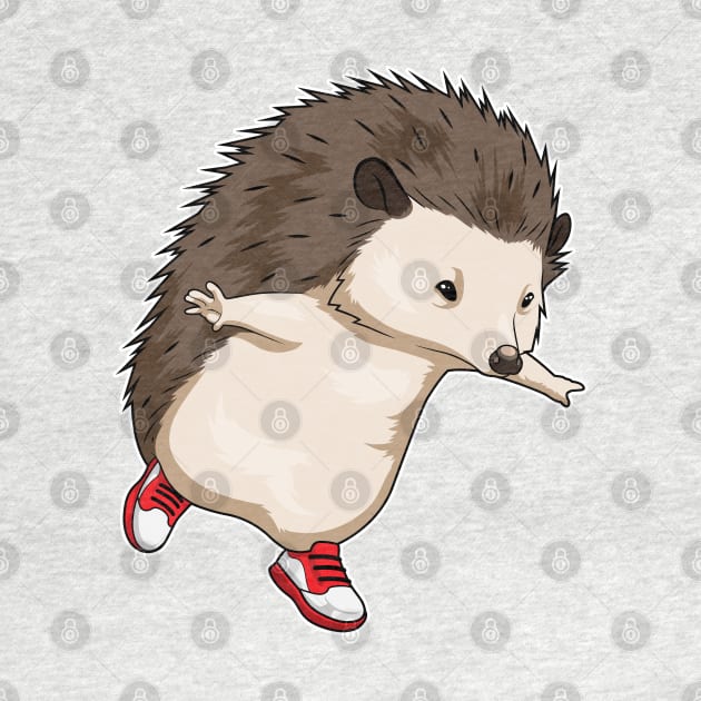 Hedgehog Runner Running Sports by Markus Schnabel